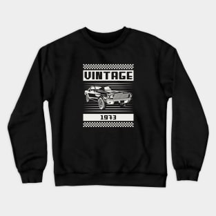 Vintage 1973 Retro Car Crewneck Sweatshirt